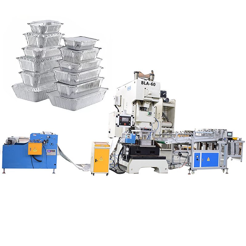 Middle-east Hot Selling Aluminum Foil Restaurant Takeaway Container Making Punching Machine