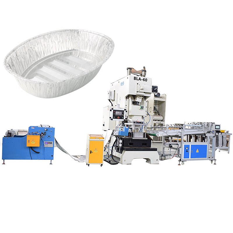 Middle-east Hot Selling Aluminum Foil Restaurant Takeaway Container Making Punching Machine
