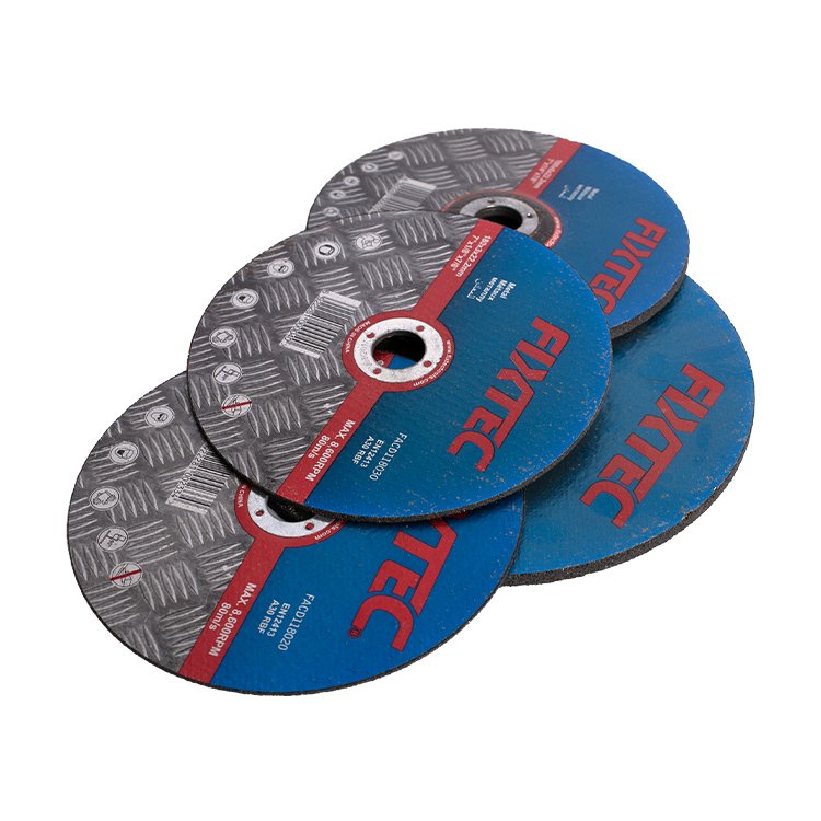 FIXTEC Power Tool Accessories 100mm 4Inch Abrasive Cutting Disc For General Purpose Metal Cutting