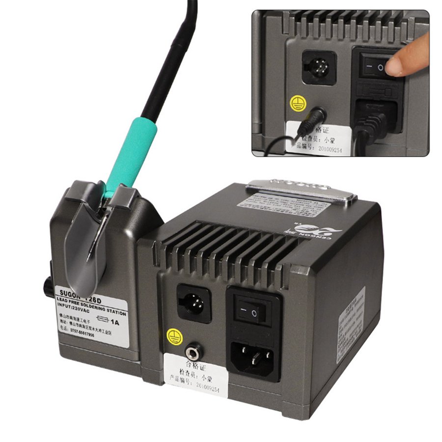 T26D Constant Temperature Electric Soldering Iron Desoldering Soldering Station Spare Parts Mobile Phone Repair