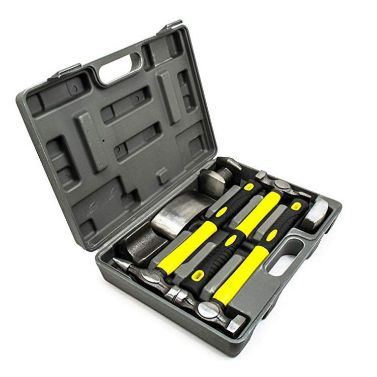 Wholesale 7Pcs Heavy Duty Auto Car Body Repair Tool Kit and Body Repair Hammer