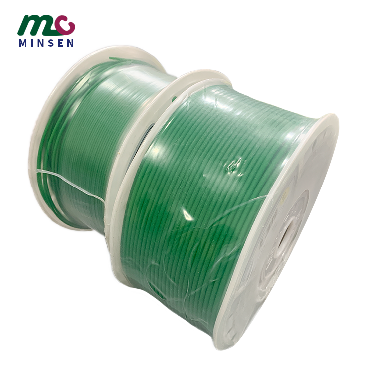 High performance rough surface rolls green conveyor belt Polyurethane PU round belt