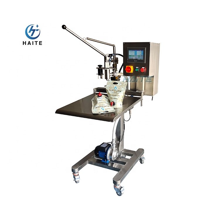 Bag-in-Box Filler Syrup Oil Milk Packaging Production Lines Semi Auto Filling Machines for Bag-in-Box Alcoholic Beverages