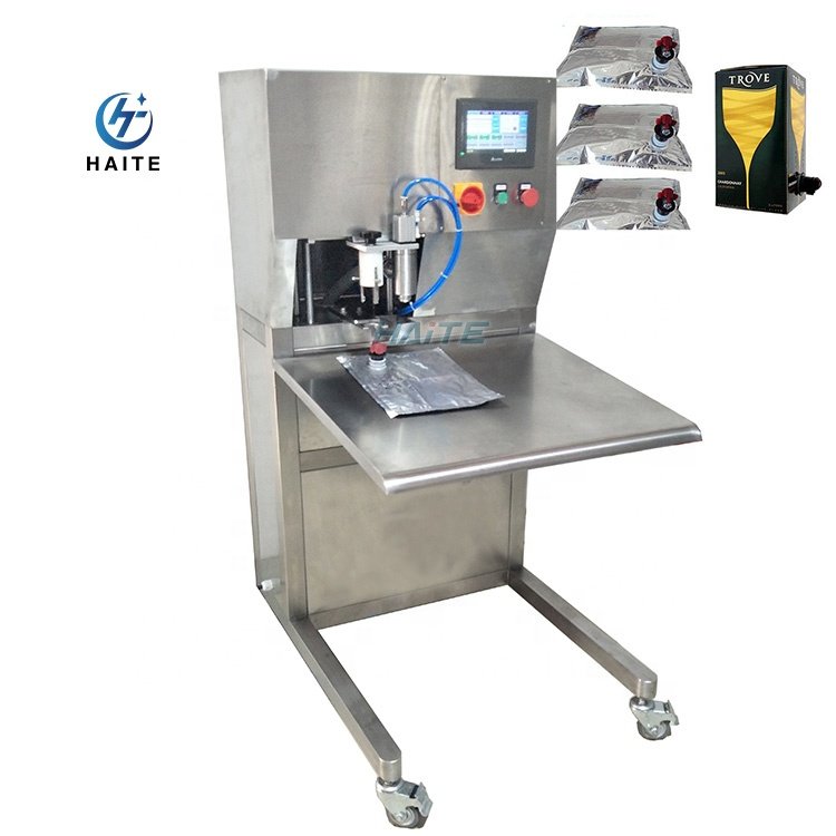 Bag-in-Box Filler Syrup Oil Milk Packaging Production Lines Semi Auto Filling Machines for Bag-in-Box Alcoholic Beverages