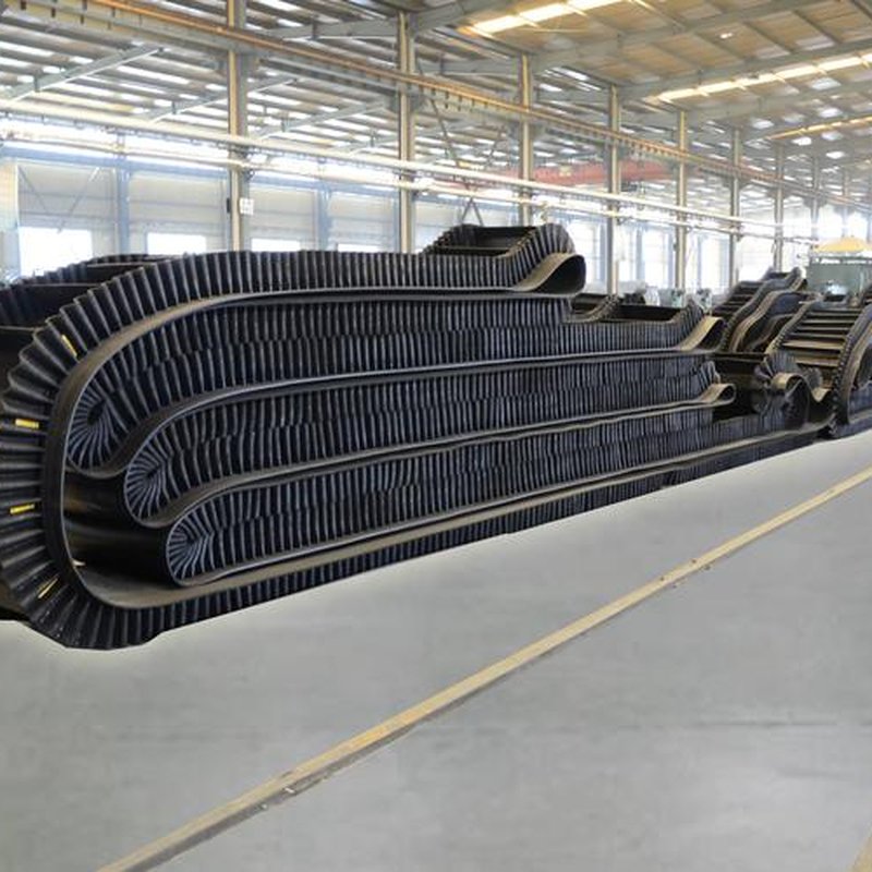High Quality Rubber Conveyor Belt for Steep Inclination Angles Conveyors Product