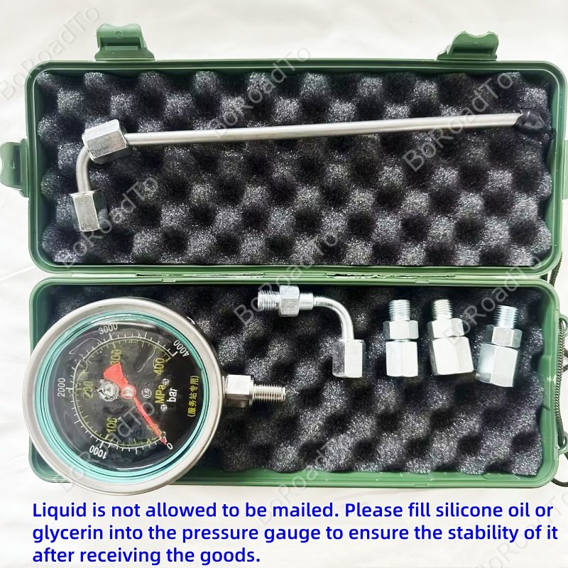 400Mpa Diesel Common Rail Pump Plunger Pressure Test Tool Kits, 4000bar Fuel Pump Piston Repair Testing Set