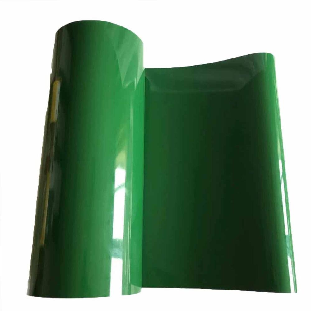 Low Noise Fabric Petrol Green PVC Conveyor Belt in Logistics Industry
