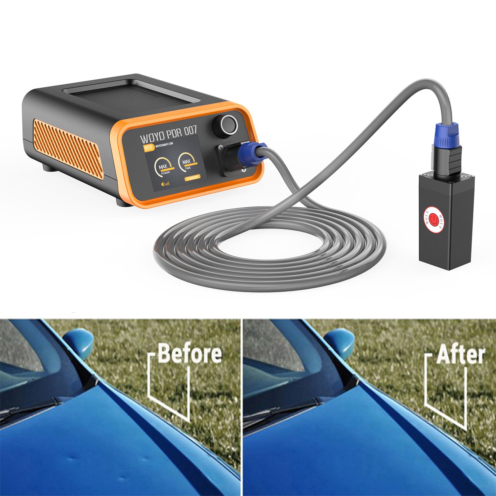 Newest Car Body Paint Less Removing Dent Puller Repair Tool Magnetic Car Dent Repair Tool Vehicle Tools Maintenance Equipment