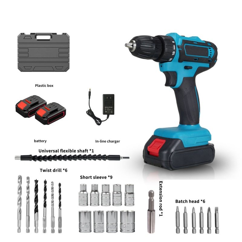 Multifunction power tools kits set power tool accessories sets power tools set cordless drill