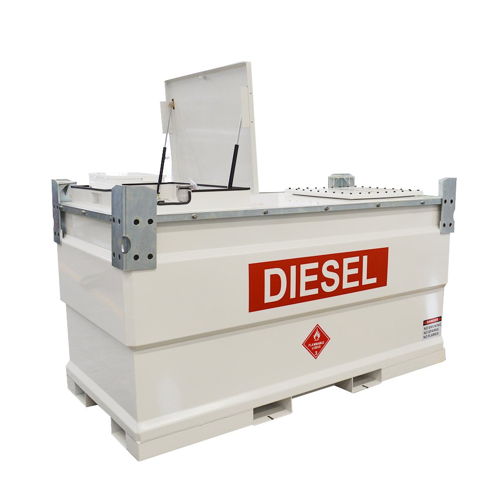 Portable 1000l 500 Gallon Above Ground diesel Fuel Storage Cube Gasoline Petrol tank Sale for the United States