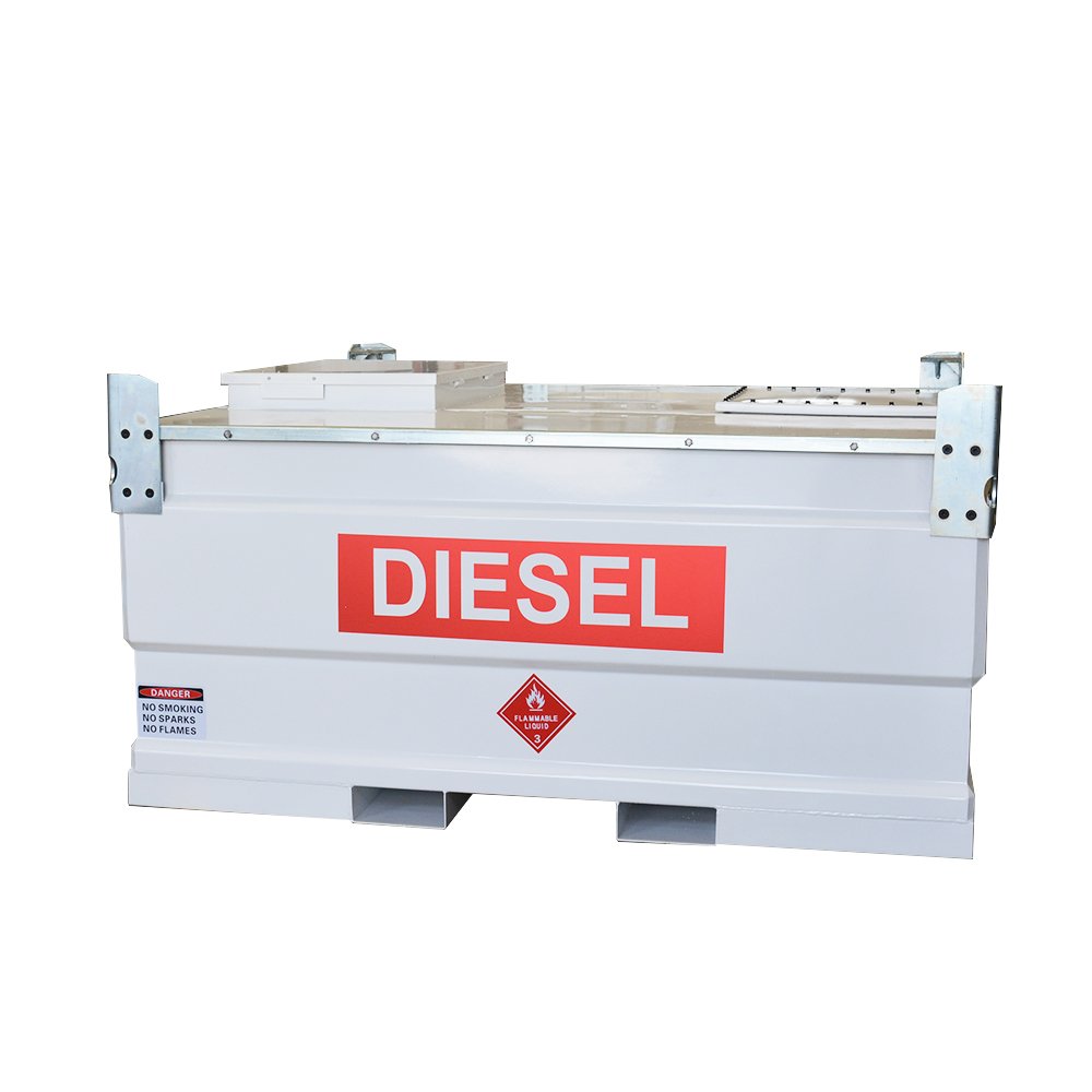 Portable 1000l 500 Gallon Above Ground diesel Fuel Storage Cube Gasoline Petrol tank Sale for the United States