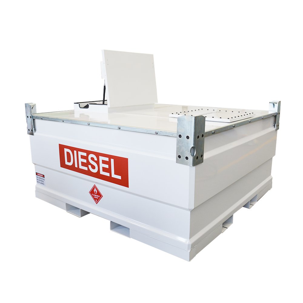 Portable 1000l 500 Gallon Above Ground diesel Fuel Storage Cube Gasoline Petrol tank Sale for the United States