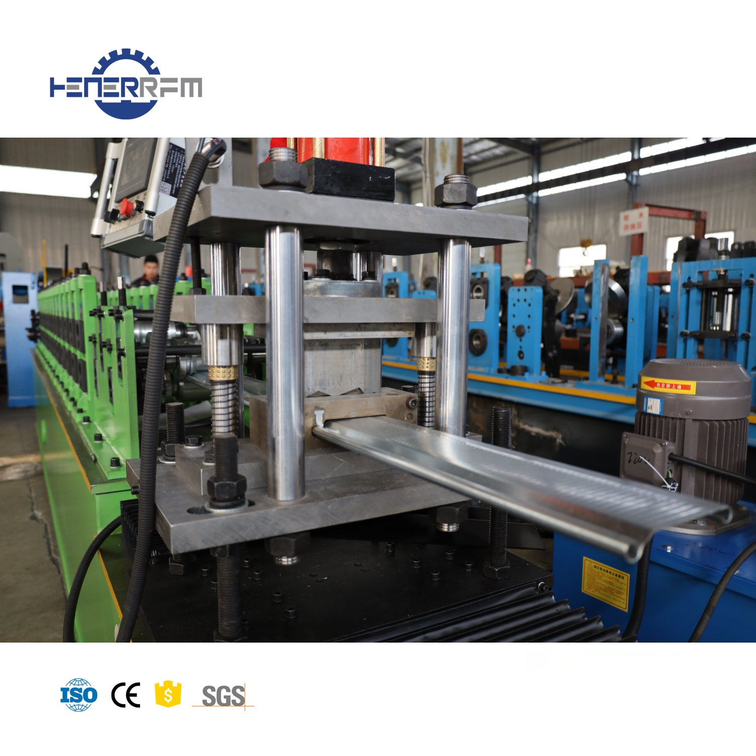 Automatic Roller Shutter Door Production Line Metal Roller Roll Forming Machine