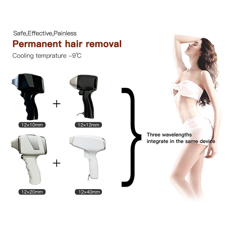 Portable Medical High-Frequency 808 Diode Laser and Pico Laser Machine for Permanent Skin Hair Removal