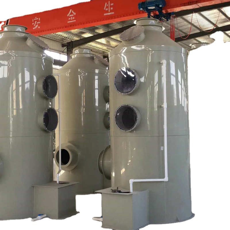 Made in China Acid and Alkali Waste Gas Treatment Absorption Tower Carbonating Tower Gas Scrubber System