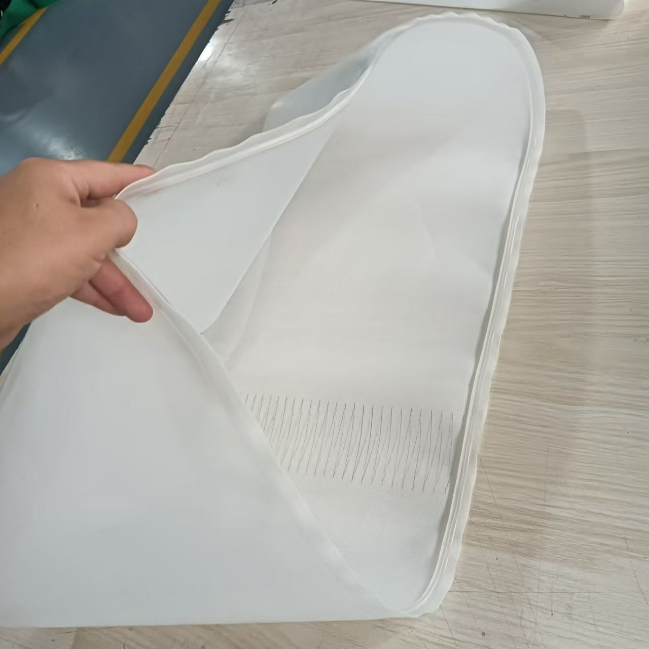 original supplier pu belt transparent belt conveyor belt L1645*W785*0.8 for inspection equipment machine belt