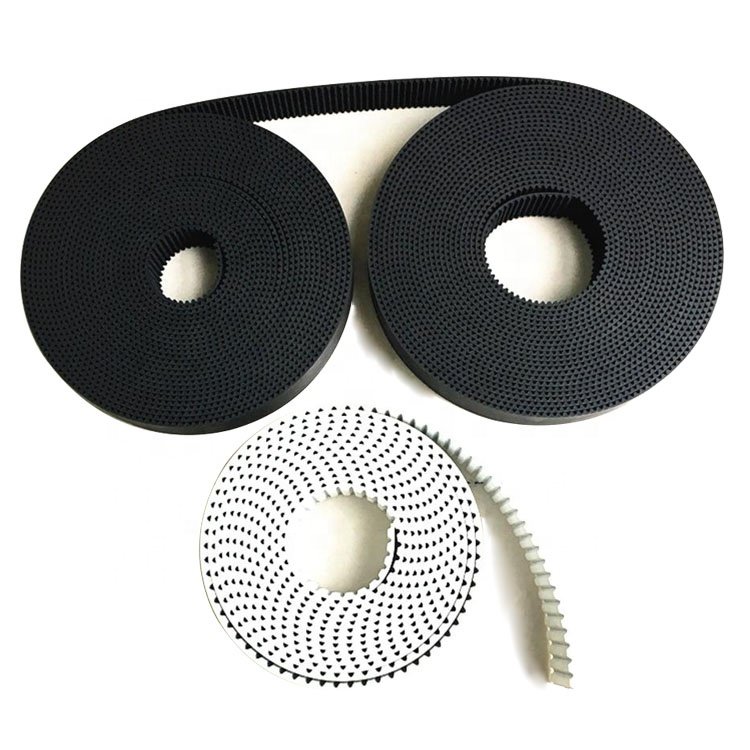 Factory high quality White/Black T/AT/HTD/STD toothed PU/polyurethane timing transmission belt