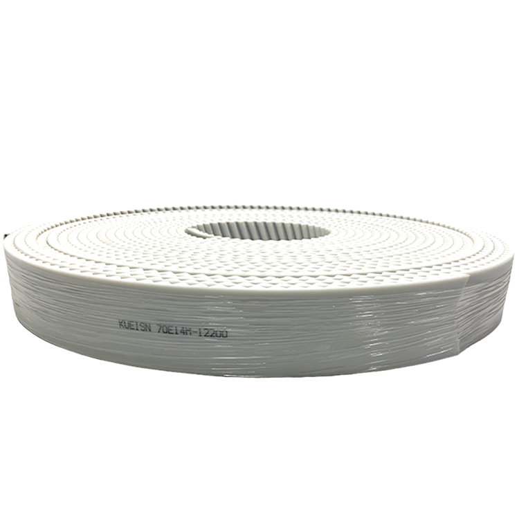 Kueisn Polyurethane Open Belt with Herringbone Teeth E14M-12200 PU Synchronous Belt