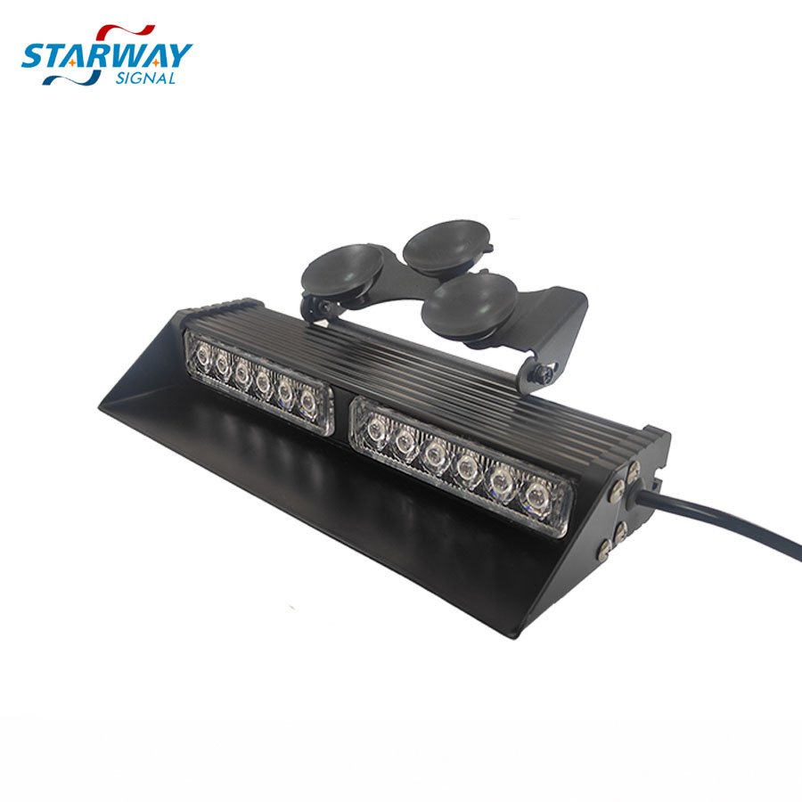 Straway Warning Ultra Bright 12V Emergency LED Windshield Warning Strobe Dash Deck Light