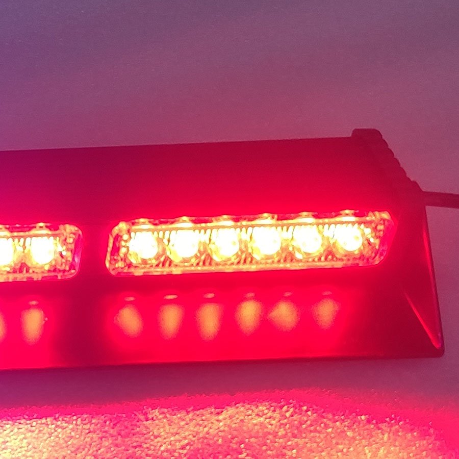 Straway Warning Ultra Bright 12V Emergency LED Windshield Warning Strobe Dash Deck Light