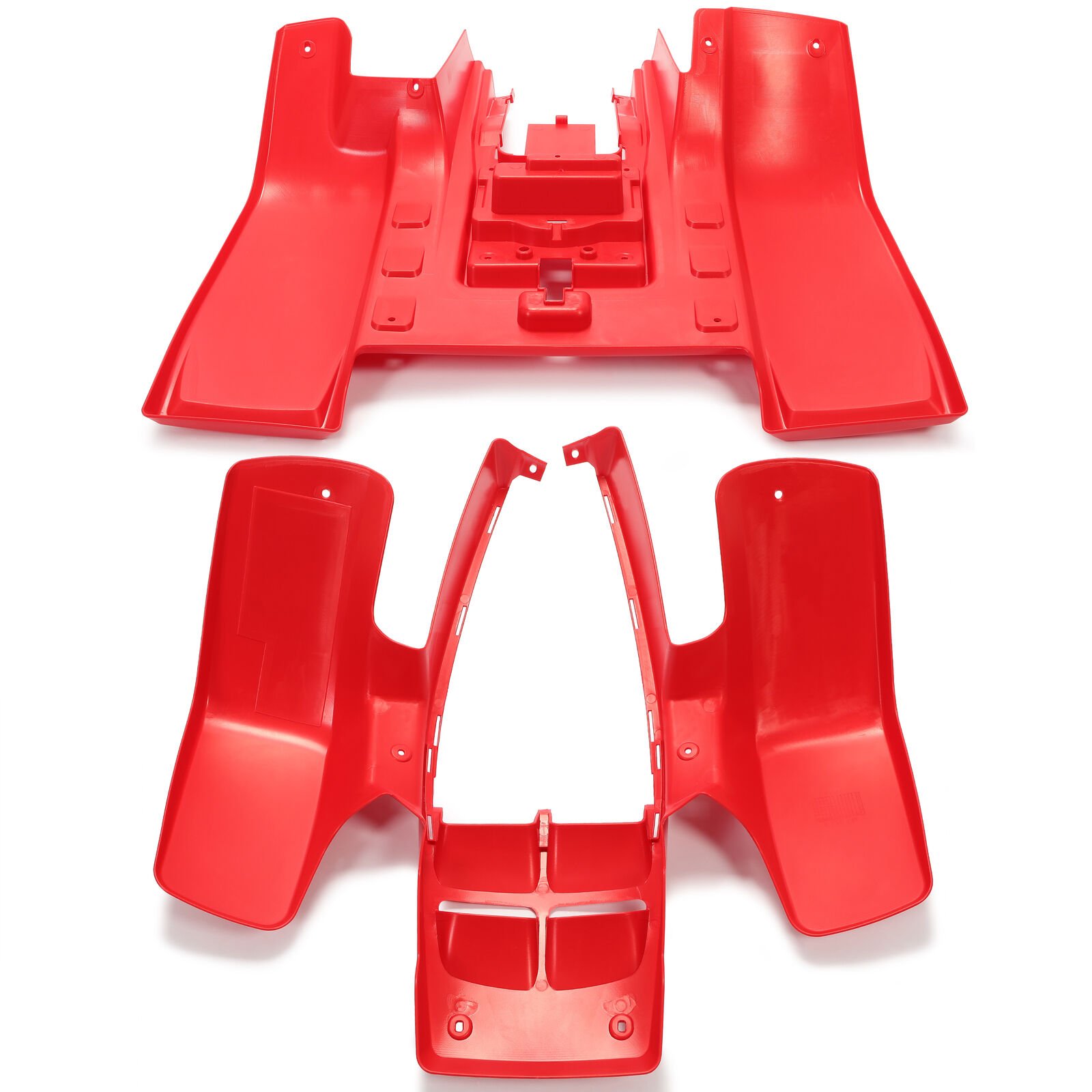 Front & Rear Fenders Plastic Body Fits 1987-2006 Yamaha Banshee YFZ350 -RED