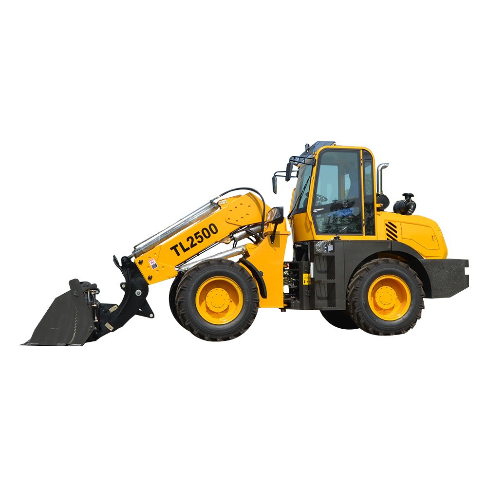Factory Direct Export TL2500 telescopic wheel loader 4x4 articulated loader