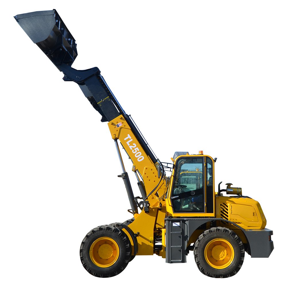 Factory Direct Export TL2500 telescopic wheel loader 4x4 articulated loader