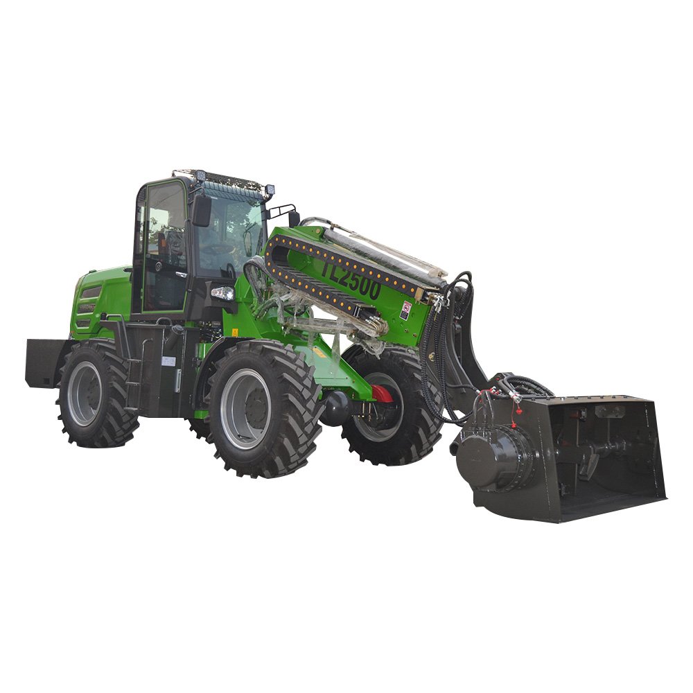 Factory Direct Export TL2500 telescopic wheel loader 4x4 articulated loader