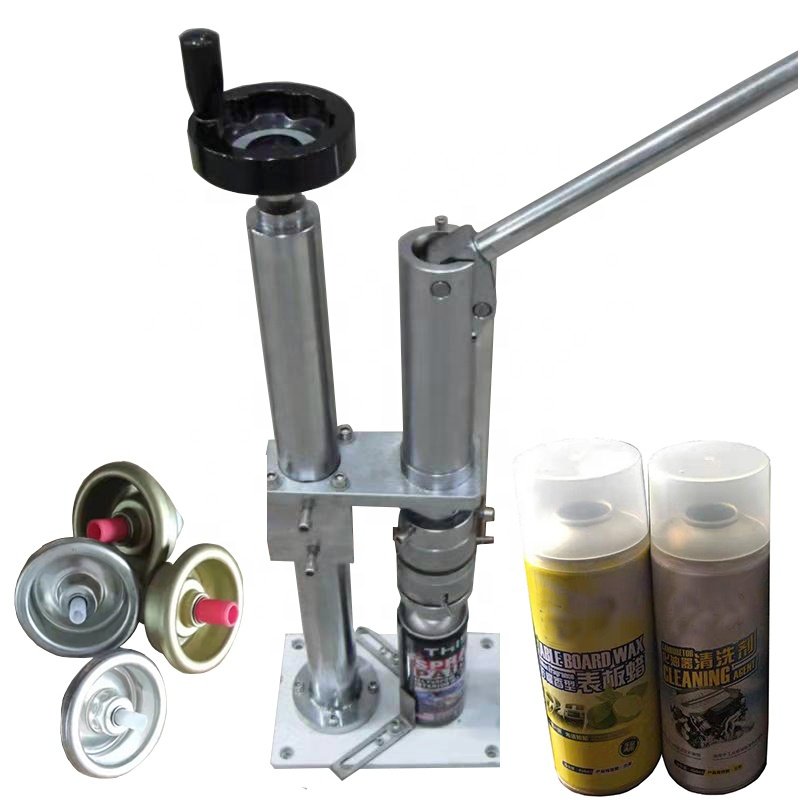 Manual Aerosol Crimping Tool for 1 Inch Valve of Spray Can Held Hand Crimping Machine for Aerosol Cans