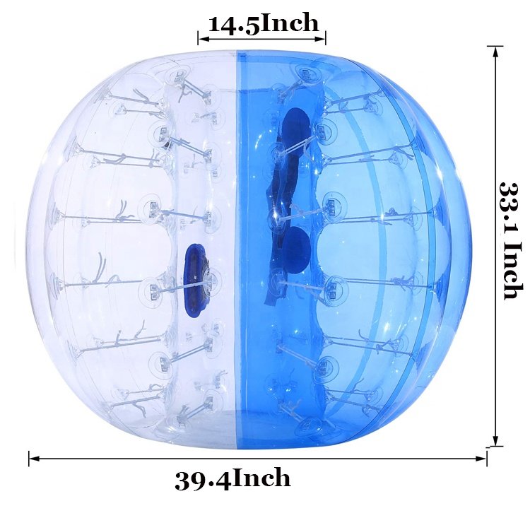 1M TPU Big Anti Body Bubble Shape Stressball Bumperball Bouncing Bouncy Ball Soccer Stress Antistress Toy Balls for Football