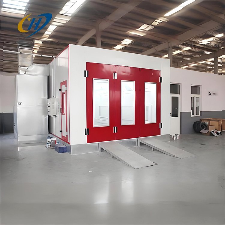 Garage Equipment Automatic Car Painting Machine Paint Spray Booth with Diesel Heating