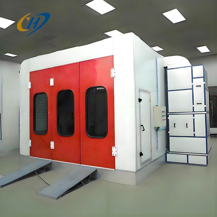 Garage Equipment Automatic Car Painting Machine Paint Spray Booth with Diesel Heating