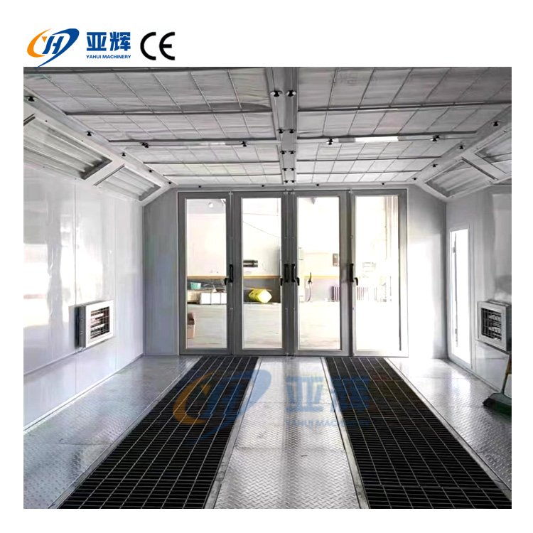 Garage Equipment Automatic Car Painting Machine Paint Spray Booth with Diesel Heating