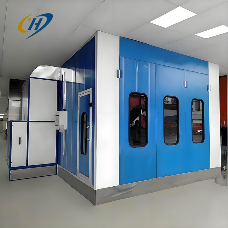 Garage Equipment Automatic Car Painting Machine Paint Spray Booth with Diesel Heating