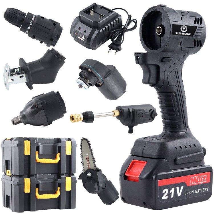 FZH Household power tools combo kits 21v 2pcs 6pcs Lithium battery operated hand tool sets