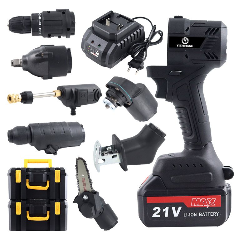 FZH Household power tools combo kits 21v 2pcs 6pcs Lithium battery operated hand tool sets
