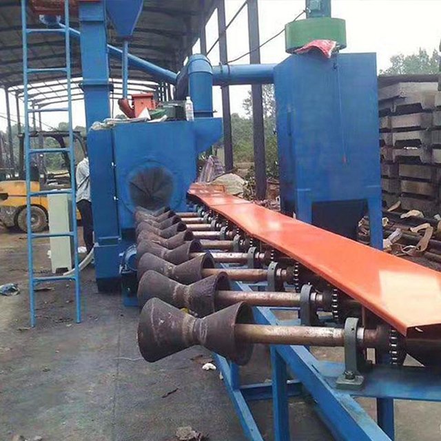 High Quality Auto H Beam Steel Plate Shot Blasting Machine for Rust Removal Made in China