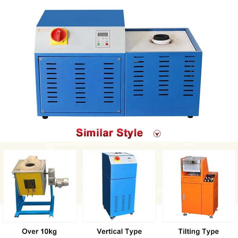 1kg,2kg,3kg,5kg,8kg 10kg Small Electric Gold Smelting Equipment Gold Melting Furnace Small Furnace Melt Gold for Sale