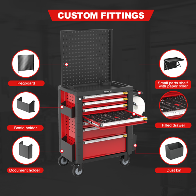 Ningbo Kinbox 455 PCS Full Tool Box Kit For Tools Cabinet Set