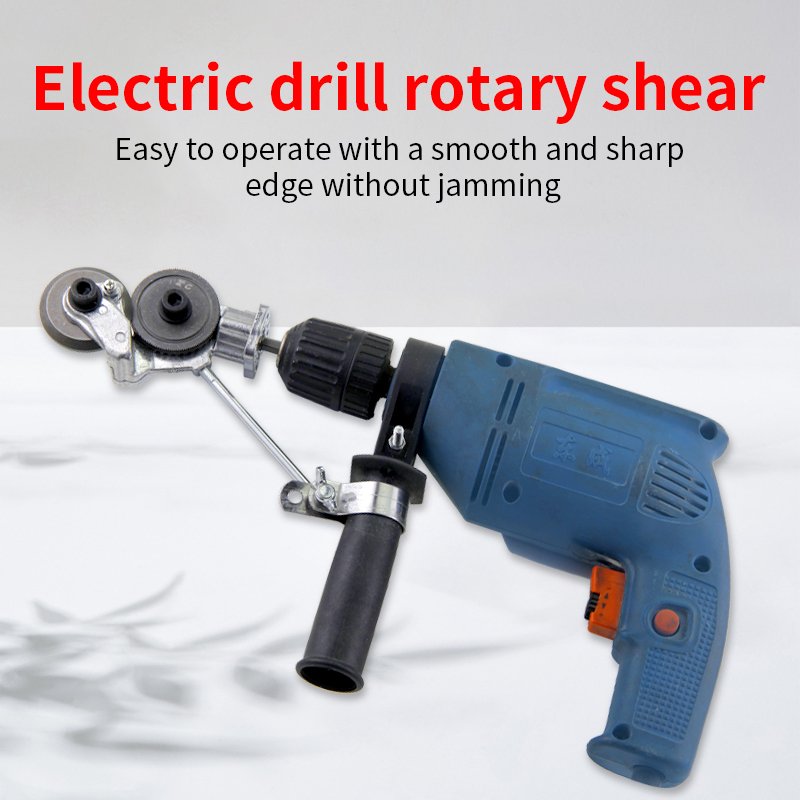 Multifunctional Electric Drill Board Cutter Metal Plate & Iron Sheet Cutter Armature Scissors-Power Tool Accessories