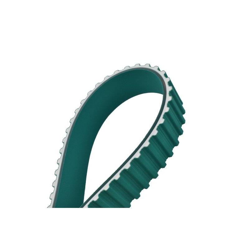 Special T10 Toothed Back Green Cloth PU Timing Transmission Belt for Photovoltaic Equipment Solar Panel Washing Machine