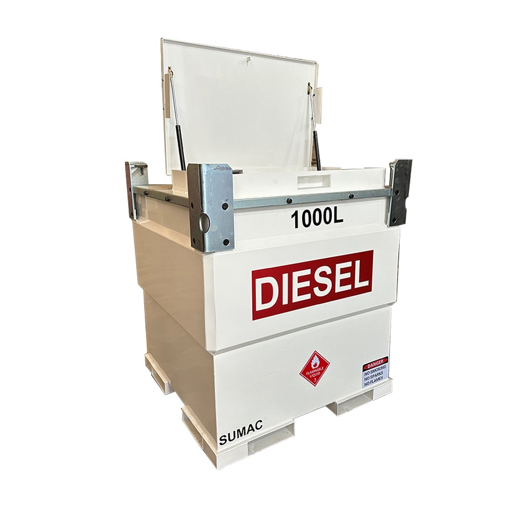 Factory Supply Portable Gasoline Fuel Cube Tank Double Walled Carbon Steel Diesel Storage Tank