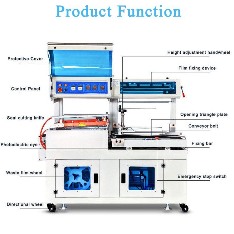 Automatic L Bar Sealer Shrink Wrapping Machine Automatic Car Spare Parts Packaging Machine