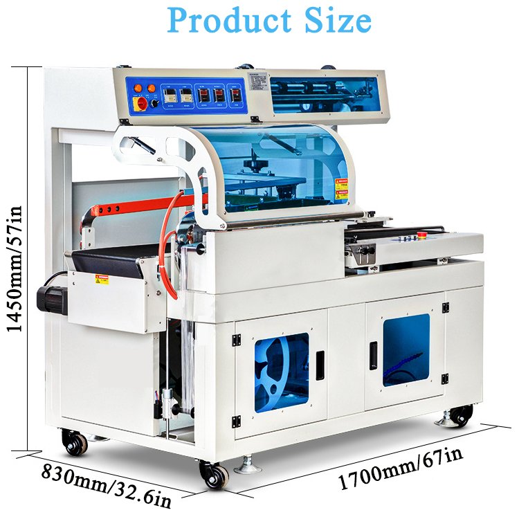 Automatic L Bar Sealer Shrink Wrapping Machine Automatic Car Spare Parts Packaging Machine