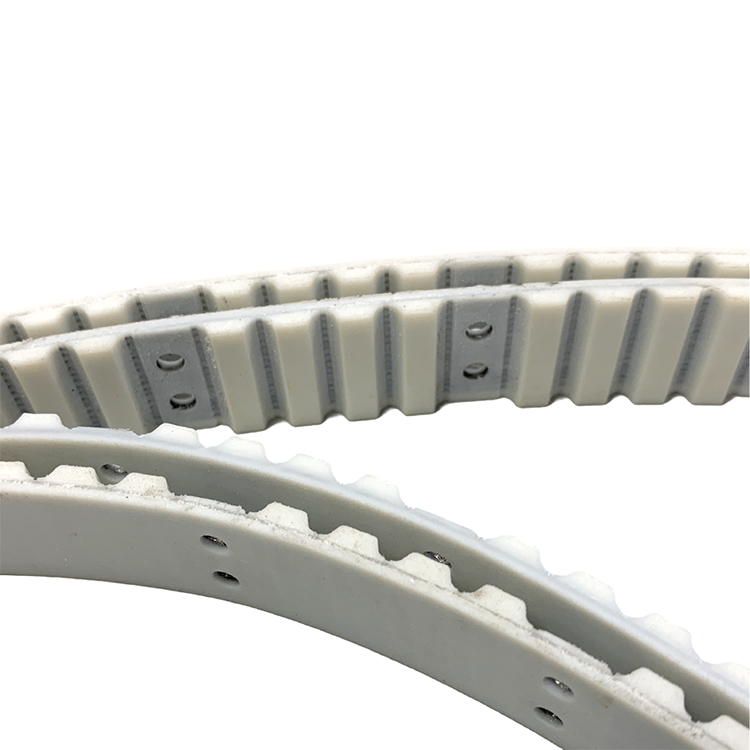 25AT10-1800 PU Synchronous Belt for Vision Inspection Automation Equipment White Color Timing Belt AT5 for Metal Wrapping