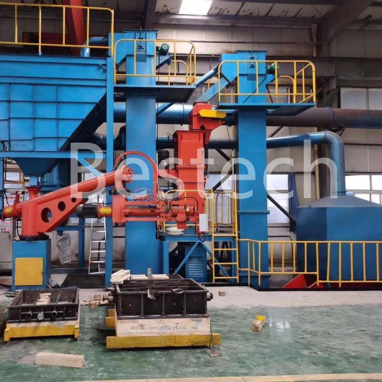 Auto Resin Sand Molding Line Resin Sand Molding Equipment