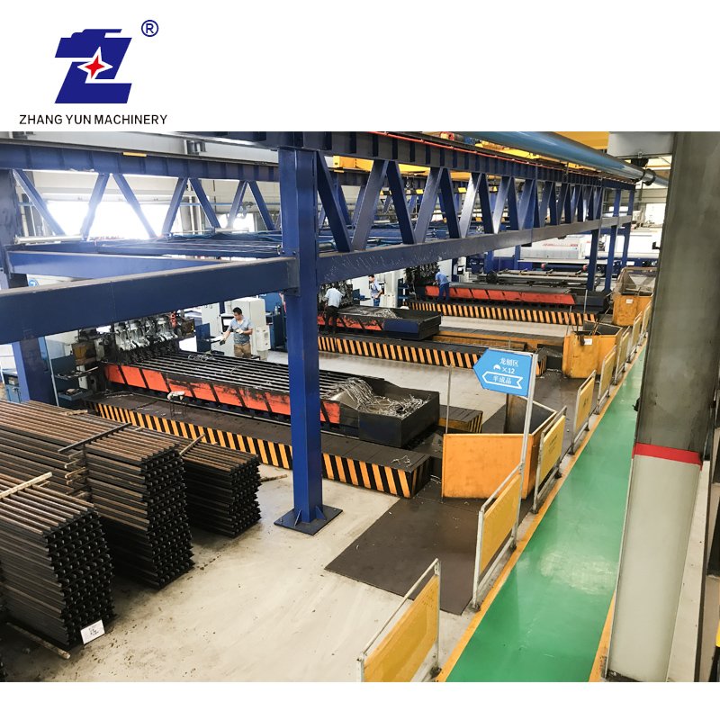 High Configuration Metal Profiles Production Line Automatic Steel Machined Guide Rail Processing Production Line