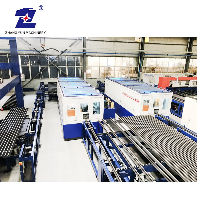 High Configuration Metal Profiles Production Line Automatic Steel Machined Guide Rail Processing Production Line