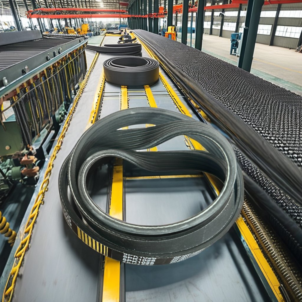 China OEM Customizable 6PK1020 Poly V Ribbed Drive Belt 6PK Rubber V-Belt for Construction Farm Made of EPDM Electric PK Belts