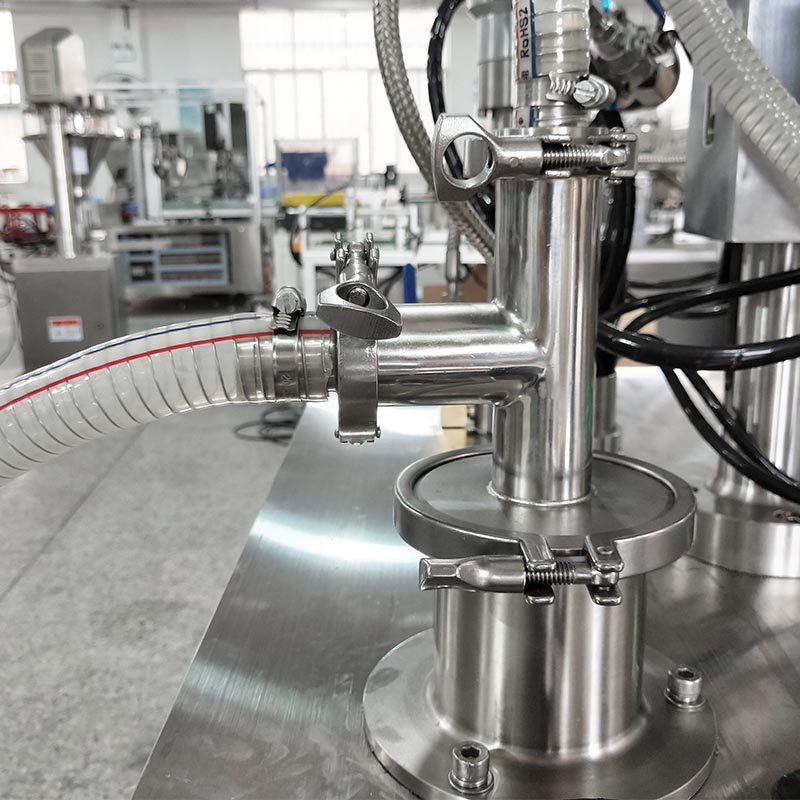 LIENM 3 in 1 Aerosol Filling Machine Pu Foam Aerosol Filling Machine Bov Styling Hairspray Spray Cans Filling Machine